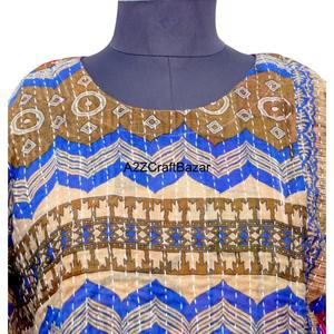 Robe Katha pour femmes, style vintage, 100% coton pur, de qualité supérieure, luxueuse, pour l'été et le printemps, robe occidentale pour femmes - Product Image 2