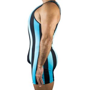 Custom Sublimation Breathable 100% Polyester Double Strap Tight Fit Wrestling Singlet for Men's & Girls Bodysuit - Product Image 5