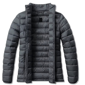 Veste matelassée pour femme avec logo personnalisé, manches longues, style tendance, veste d'hiver matelassée pour femme - Product Image 5