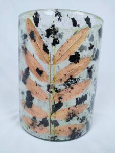 Jars à bougies cylindriques en verre de luxe vides et anciens avec couvercle en bois, fabrication artisanale sur mesure, fournitures pour la fabrication de bougies pour Noël et Pâques - Product Image 3