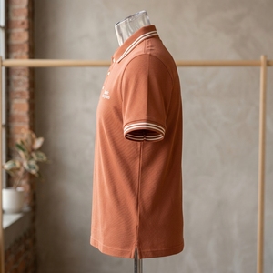 เสื้อเชิ้ตผู้ชายสไตล์ล่าสุด ผ้าพิเก้คอตตอน 100% คุณภาพพรีเมียม ระบายอากาศได้ดี สวมใส่สบาย แขนสั้น ขายดี - Product Image 4