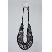 Collier en acier inoxydable plaqué or PVD 18K pour femmes, plage, vacances, grosses étoiles, perles, bijoux pour femmes