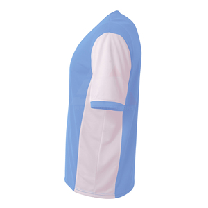 Tenues de rugby et de football unisexes de qualité supérieure, très tendance, à manches courtes, respirantes, 100 % polyester, avec impression de logo personnalisé sur le devant, taille plus - Product Image 3