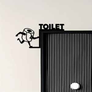 CIFbuy Decorazione da Parete in Ferro Stile Retrò per Bagno, Insegna con Citazione Divertente, Regalo per la Casa, Servizio di Ritiro Disponibile - Product Image 6