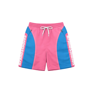Mens Sporty Track Jacket & Shorts Set Blue Quick Dry Polyester Spring Wear Woven Satin Breathable Casual Sporty Zipper Outerwear - Product Image 6