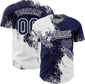 Camiseta de Béisbol Personalizada con Diseño de Salpicaduras Grises, Uniforme de Equipo para Hombre Adulto, Transpirable, con Botones - Product Image 4