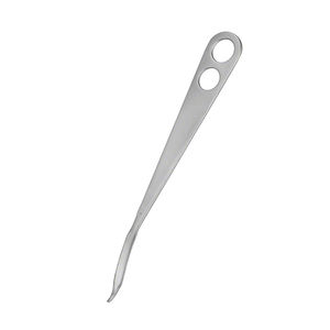 Pinzas Ortopédicas Curvas de Acero Inoxidable de Alta Calidad, 220mm (8.34 pulgadas) con Punta Afilada, Ancho de Mandíbula de 2mm, Agarre Manual Quirúrgico - Product Image 1