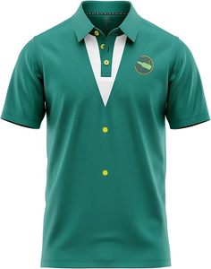 เสื้อโปโลซับลิเมชั่นประสิทธิภาพสูง ผ้าโพลีเอสเตอร์ระบายอากาศ แห้งเร็ว สำหรับทีมกีฬา กอล์ฟ  แบบพิมพ์ลายทั้งตัว รับผลิตแบบ OEM - Product Image 2