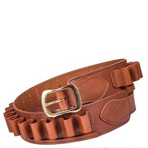 Ceinture en cuir véritable marron - Product Image 1