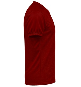 Camiseta de Fútbol Americano Personalizada Color Rojo Oscuro, Camiseta de Práctica de Malla Sublimada, Uniforme de Entrenamiento Transpirable para Equipo, Ropa Deportiva Blanca - Product Image 3