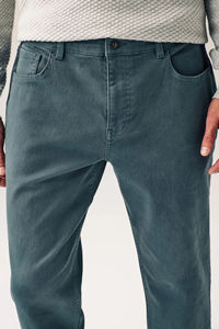 Pantalon large bleu pour homme, coupe droite, dernière collection, qualité supérieure, teint, imperméable et respirant, idéal pour l'automne, prix abordable, vente en gros sur mesure - Product Image 4