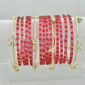 Luxury Style <b>Silver</b> Plated Glass Fashion <b>Bangles</b> Women Stylish Trendy Stackable Eco-Friendly Customizable Modern Ladies Wrist - Product Image 5