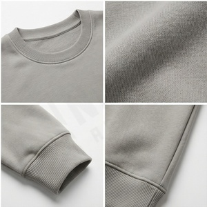 Sudadera de cuello redondo para mujer, jersey de secado rápido de lana, sudadera transpirable de talla grande, sudaderas de invierno con diseño de Color sólido liso - Product Image 4