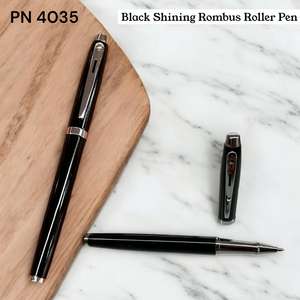 Stylo rotatif en métal de haute qualité de la marque OLIVIA, couleur bleue, écologique, avec logo personnalisé, pour la papeterie d'entreprise, stylo d'écriture de bureau - Product Image 6