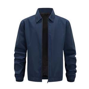 Custom Single Button Turn-Down Collar <b>Men's</b> <b>Jacket</b> Casual <b>Smart</b> Fit Lightweight Fashion Outerwear Coat - Product Image 3