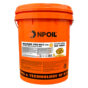 น้ำมันเครื่องสำหรับงานหนัก NPOIL MARINE PRO-MAX 10W40 บรรจุถัง 18 ลิตร 25 ลิตร ถัง 200 ลิตร คุณภาพสูง ผลิตในเวียดนาม ปกป้องขั้นสูงสุด - Product Image 1
