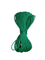 Corde tressée colorée en polypropylène, polyester, nylon pour jardinage, artisanat, usage agricole, ensemble d'outils pour maçonnerie, garantie 3 ans
