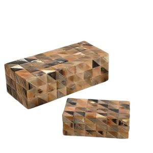 กล่องใส่เครื่องประดับแบบฝังทำจากเรซิ่นสำหรับตกแต่งกล่องเก็บไม้ทำมือ - Product Image 1