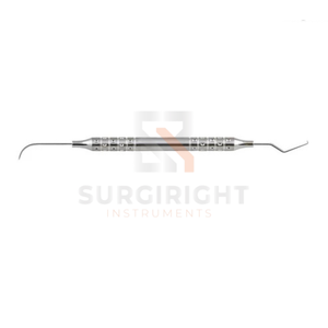 เครื่องมือตรวจจับฟันผุและหินปูน Explorer 3CH Cowhorn Dental Explorer SI-OIS-0001 ขนาด 10 มม. ระดับ Class I ได้รับการรับรองมาตรฐาน CE สีชมพูอ่อน - Product Image 1
