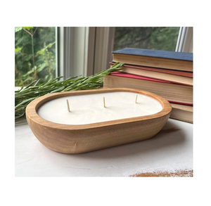 ชามไม้สำหรับทำเทียนขายส่ง ชามแป้งไม้ ชามไม้สำหรับครัวเรือน งานฝีมือสำหรับงานปาร์ตี้ - Product Image 2