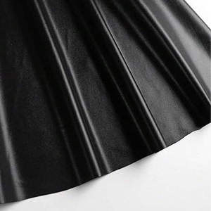 Jupes en cuir pour femmes, service OEM, logo personnalisé, respirantes, longueur midi, en cuir de vache véritable, pour occasions spéciales - Product Image 3
