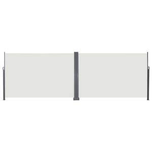 Auvent latéral rétractable en métal 236,22 x 78,74 po pour abri extérieur et protection solaire - Product Image 3