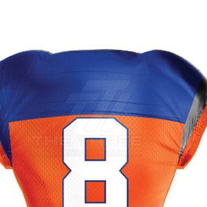 Maillot de football américain court, écologique, respirant, anti-humidité, 100 % polyester, unisexe adulte, conçu pour garder les joueurs au frais - Product Image 6