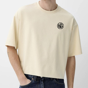 Fabriqué au Pakistan, 100% coton, tricoté, respirant, coupe régulière, t-shirts courts pour hommes, nouvelle arrivée, vente chaude - Product Image 3