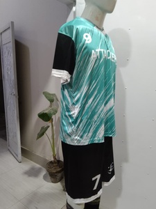 ชุดกางเกงวอลเลย์บอลผู้ชายไซส์ใหญ่พิเศษแบบกำหนดเองได้ พิมพ์ลายด้วยความร้อน ผ้าโพลีเอสเตอร์ 100% น้ำหนัก 140 กรัม - Product Image 3