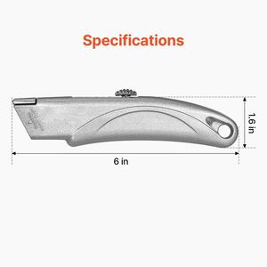 Taglierino Retrattile con Lame Affilate per Tagliare e Sbucciare, Facile da Usare - Product Image 6