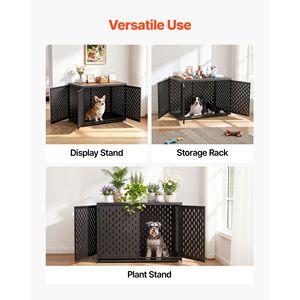 Gabbia per Cani XL in Acciaio Resistente da 42 Pollici, Arredamento Decorativo per Interni, per Cani di Piccola/Media Taglia - Product Image 6