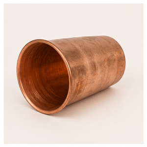Pure <b>Copper</b> Glass Handcrafted Water Tumbler for Ayurvedic Health Benefits <b>Copper</b> Drinking <b>Cup</b> for Home Decor - Product Image 2