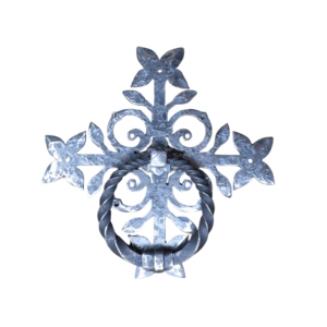 Tirador de puerta decorativo de hierro forjado a mano, empuñadura de metal para puertas y portones, ideal para almacenamiento y como regalo. - Product Image 2