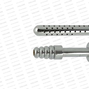 Tube d'aspiration Poole 22 cm 10 mm, tube d'aspiration chirurgical abdominal, aspirateur multi-trous, canule d'évacuation des fluides chirurgicaux par Vaslcare - Product Image 4
