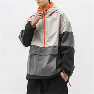 เสื้อแจ็คเก็ตซาฟารีผ้าแคนวาสโพลีเอสเตอร์ 100% สำหรับผู้ชาย ขายส่งแบบดรอปชิป สั่งทำได้ มีฮู้ด กันลม ปักโลโก้ด้านหน้า สำหรับฤดูหนาว - Product Image 3