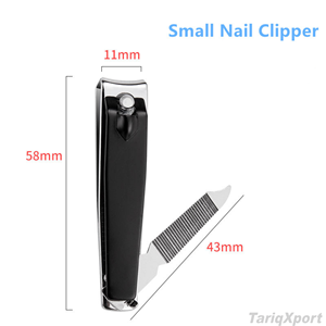 Cortauñas Profesional de Acero Inoxidable, Apertura de Mandíbula de 15 mm, Cuchilla Curva Afilada, Cortauñas Duradero para Adultos, de Lujo - Product Image 2