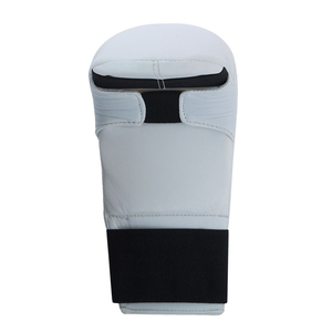 Guantes de Boxeo Blancos, Guantes de Entrenamiento de Artes Marciales, Guantes de Boxeo con Correa de Muñeca con Gancho y Bucle - Product Image 3