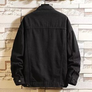 <b>Top</b> Fashion <b>Men's</b> Canvas Denim Jacket New Latest Hot Selling Fancy Casual Classic Elasticity Hooded Winter Front Logo - Product Image 2