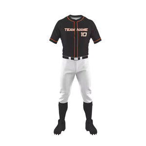 Ensemble d'uniformes de baseball sublimés sur mesure avec pantalon de baseball, vêtements de sport d'équipe en polyester abordables - Product Image 2