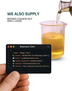 น้ำมันเปลือกเม็ดมะม่วงหิมพานต์ (CNSL) สำหรับเรซิน วัสดุกันเสียดสี และสารเคมีอุตสาหกรรม |   การจัดหาสินค้าจำนวนมาก - Product Image 6