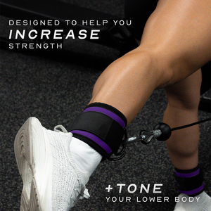 Non Slip Gym <b>Ankle</b> Straps Cable Machine Leg Workout <b>Support</b> for Glute Kickback Hip Training Exercise Use - Product Image 3