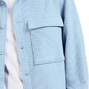 Winter <b>Men</b> Shacket Standard Button Front Overshirt Windproof Breathable Warm Comfortable <b>Long</b> Sleeve Casual <b>Jacket</b> - Product Image 2