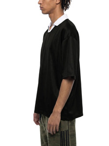 เสื้อโปโลวินเทจทรงโอเวอร์ไซส์ คอปกโปโล ผู้ชาย ผู้หญิง ทรงหลวม สตรีทแวร์ รับสกรีนโลโก้ เสื้อยืดคอโปโล สไตล์เกาหลี - Product Image 5
