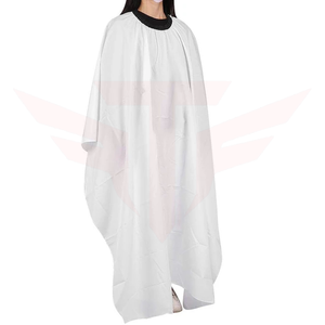 Cape de Coiffure et Tablier de Barbier Surdimensionné en Polyester Écologique Imperméable avec Logo Personnalisé de Luxe - Product Image 4