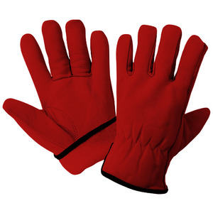 Gants de travail polyvalents en cuir grainé de vachette, respirants, flexibles, résistants à la chaleur et aux étincelles, résistants à l'abrasion, pour le jardinage, la sécurité et la conduite - Product Image 5