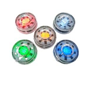 Reflector LED Solar para Carreteras, Tipo Ojo de Gato, de Plástico, Luz de Advertencia de Seguridad Vial, Productos de Señalización de Tráfico - Product Image 1