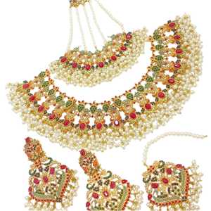 Luxury Gold Plated Zircon Necklace Fashion Jewelry <b>Sets</b> Wedding Bridal Cubic Zirconia Party <b>Gift</b> for <b>Women</b> Collection - Product Image 1