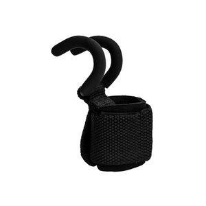 Crochets de musculation en gros pour la gym, crochets de préhension pour l'haltérophilie, sangles de soutien du poignet, crochet d'haltérophilie noir - Product Image 6