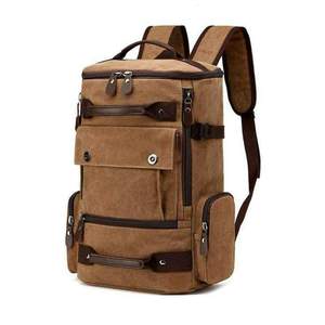 Sac à dos unisexe en cuir véritable B S International, imprimés animaliers de luxe, écologique, souple, pour l'école/le collège, pour ordinateur portable - Product Image 2