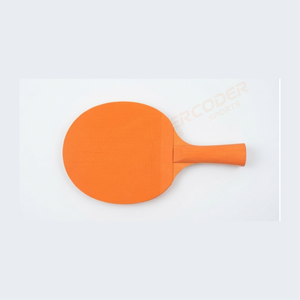 Orange Custom Wood Handle Straight Grip <b>Table</b> <b>Tennis</b> Paddle with Long Pimples Rubber Durable High Quality Training Racket - Product Image 2